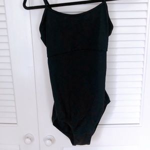 Black ballet leotard